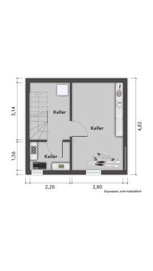 Helles Reihenmittelhaus mit Westgarten unweit der Elbe zum Kauf in Blankenese - Wentzel Dr. – 22587 Hamburg – Vorschaubild 5