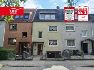 Charmantes Reihenhaus mit Entwicklungspotenzial in ruhiger Lage von Walle