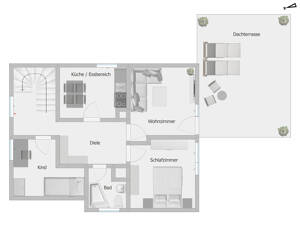Zweifamilienhaus mit großem Grundstück, Werkstatt & viel Entwicklungspotenzial in Sölderholz – 44289 Dortmund – Vorschaubild 8