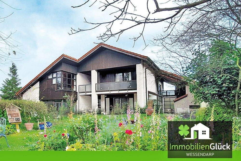 Exklusives Architektenhaus auf großzügigem Grundstück mit Entwicklungspotenzial – Hilter – Bild 1 von 9