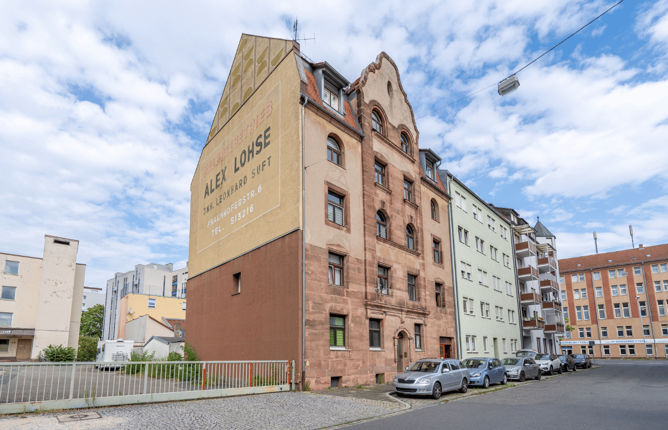 Kapitalanlage in Nürnberg - leerstehende 3-Zimmer-Altbauwohnung mit Balkon - provisionsfrei – Nürnberg – Vorschaubild 4