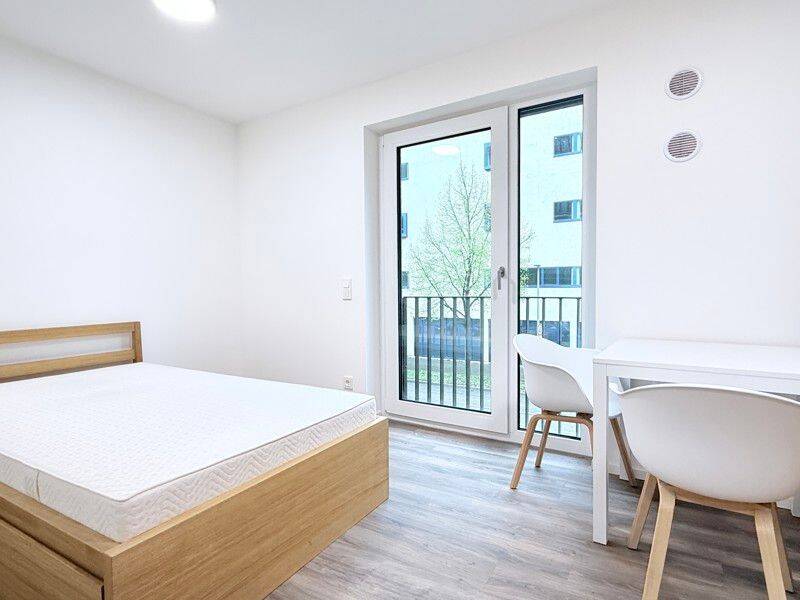 Vollmöbliertes und modernes 1-Zimmer-Appartment mit Balkon – Stuttgart – Vorschaubild 2