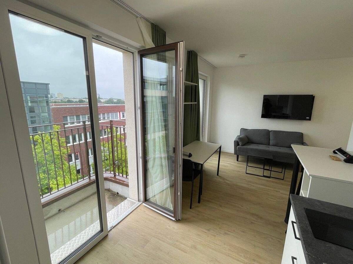 WG-geeignetes möbliertes City-Apartment mit ALL-IN-Miete und Balkon – 14482 Potsdam – Bild 1 von 9