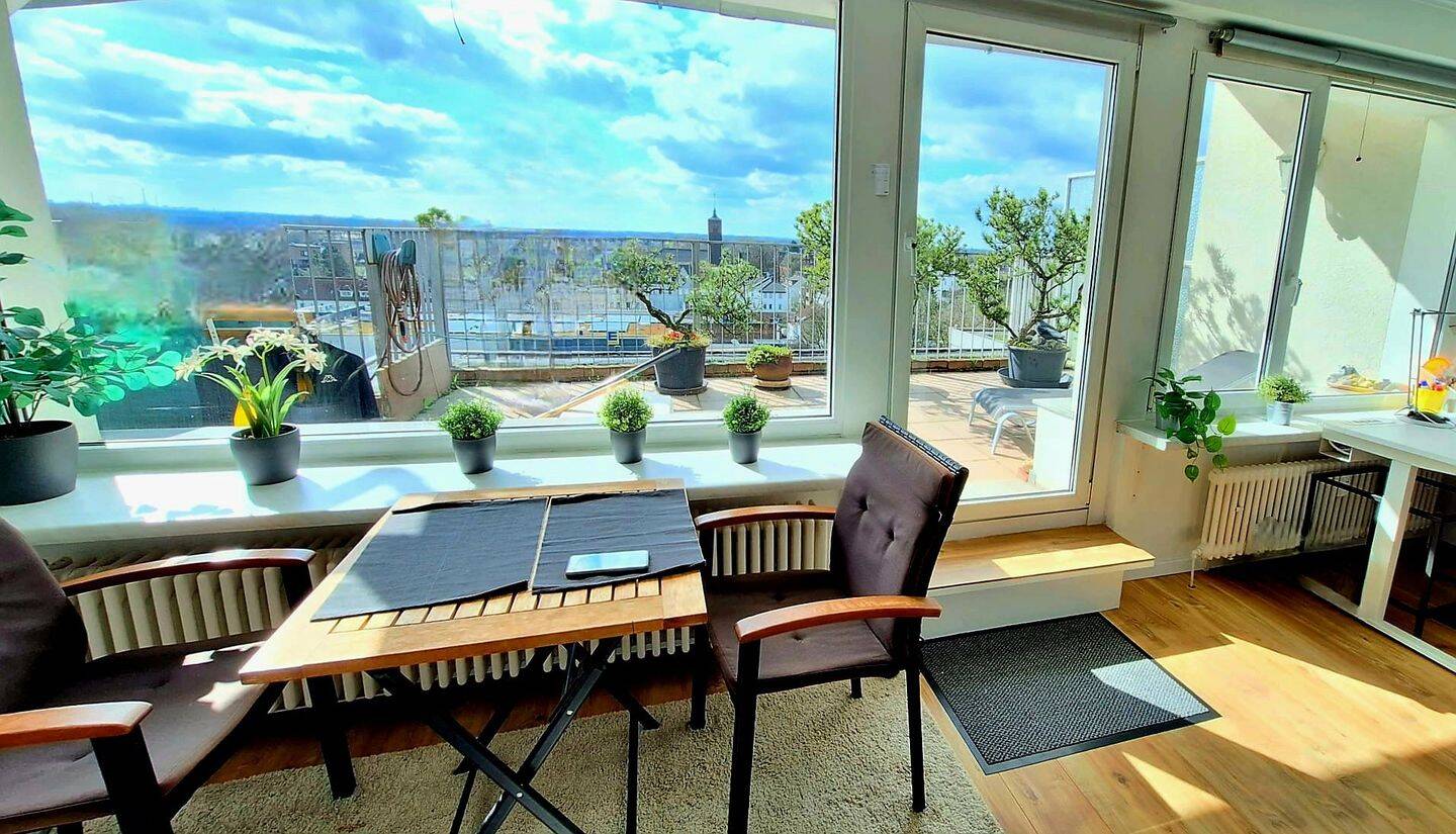 Sonniges Penthouse Studio mit S/W Dachterasse – Duisburg – Vorschaubild 3