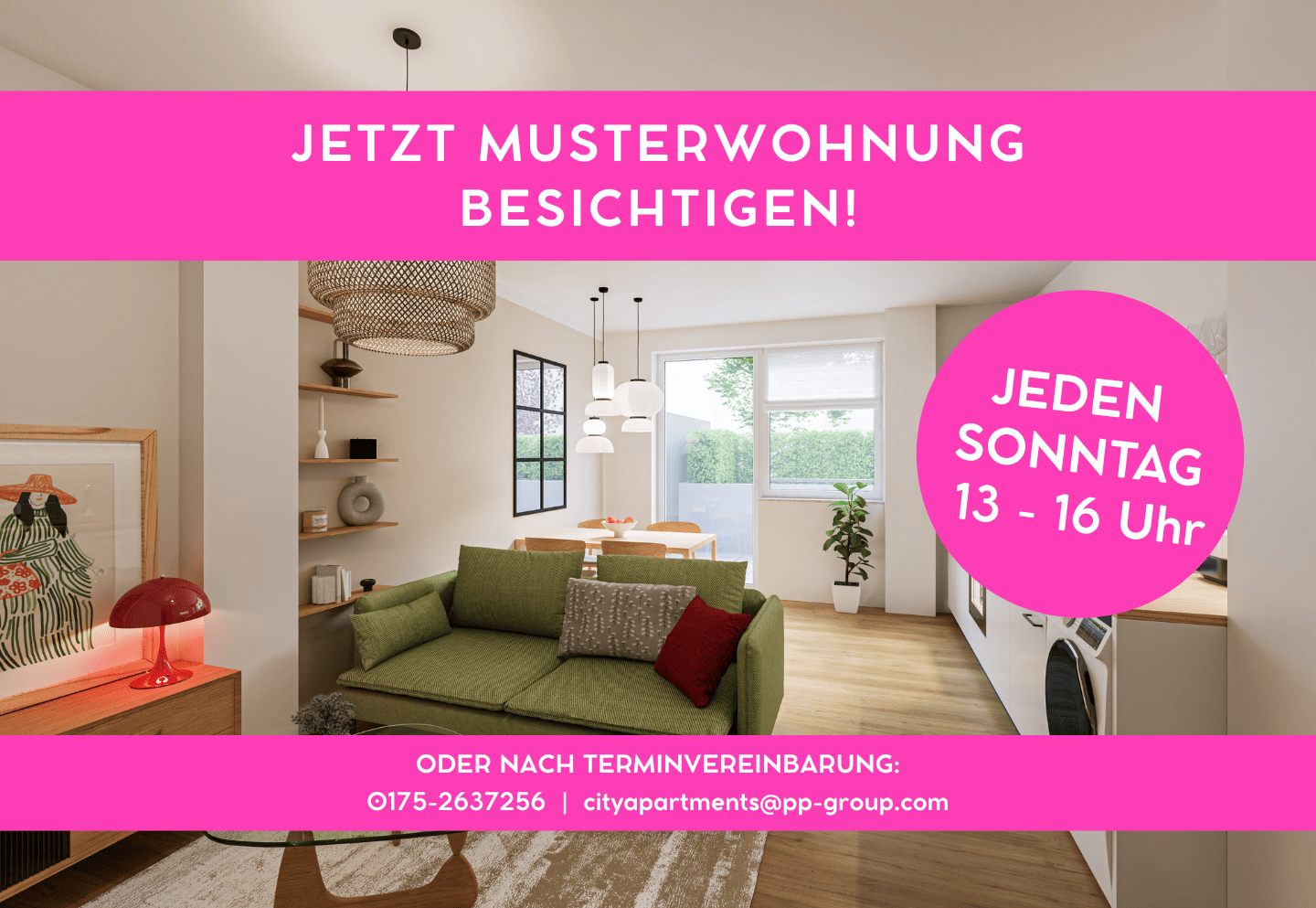 Neubau-Highlight: Stilvolle 3-Zimmer-Wohnung im Herzen Nürnbergs – Nürnberg – Bild 1 von 8