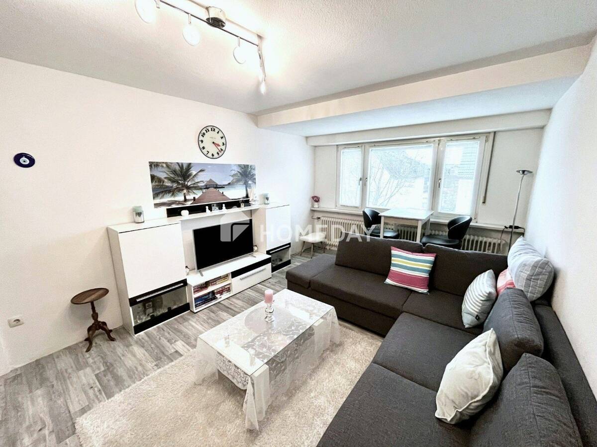 Voll möblierte Etagenwohnung mit Balkon, EBK und Garage in Bürrig - ideal für Airbnb – 51371 Leverkusen – Bild 1 von 9