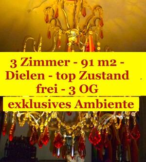 ELBE nur ein paar Schritte - xl Balkonterrasse - 3 Salons - Wohnküche und exquisites Ambiente in Altbauperle direkt am Hafen – 20359 Hamburg – Vorschaubild 1