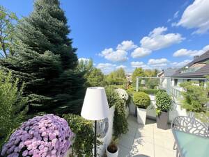 Naturblick inklusive Maisonette - Wohnung mit Kamin, Loggia und eigenem Eingang in Essen-Heidhausen
