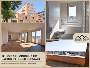 Stilvolles Wohnen mit Dachterrasse I 2-Zi-Wohnung I Modern ausgestattet - Erstbezug im Neubau (2025)