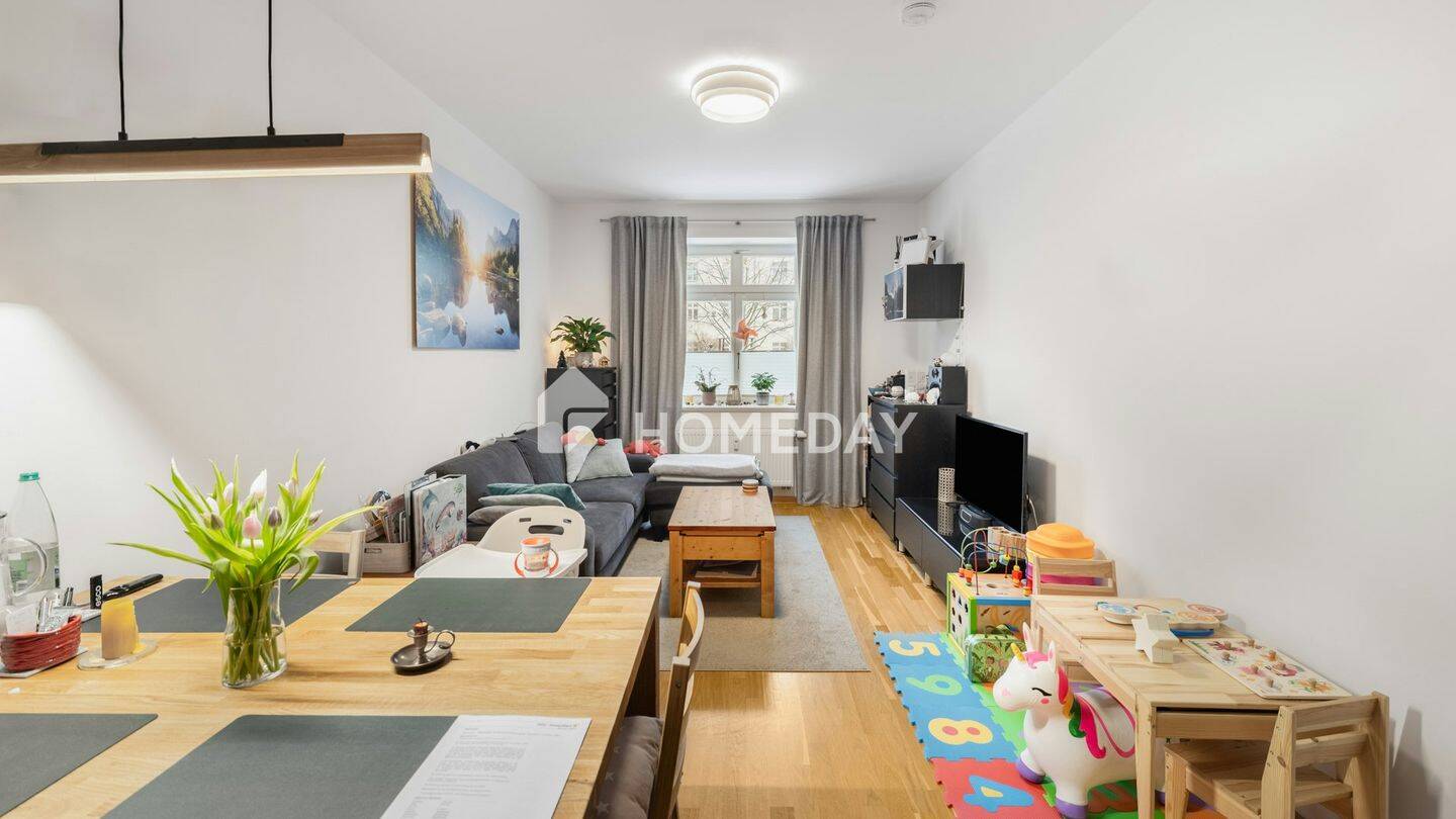 Komfortable 4-Zimmer-Wohnung mit Loggia und Stellplatz – Leipzig – Vorschaubild 3