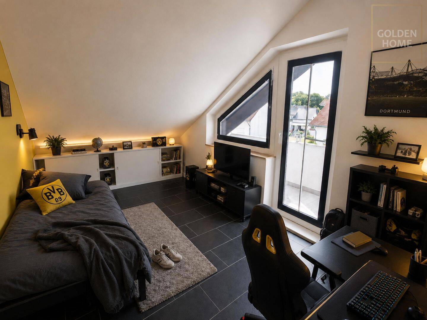 Gemütliche Balkonwohnung mit Fußbodenheizung | Extra Raum im Spitzboden – Dortmund – Vorschaubild 8