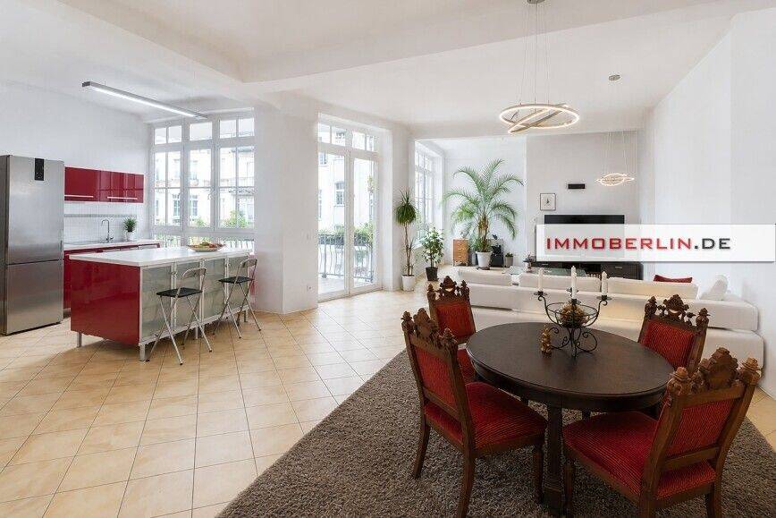 IMMOBERLIN.DE - Exquisite Altbauwohnung mit Balkon, Loftambiente & Lift an der Spree – Berlin – Vorschaubild 7