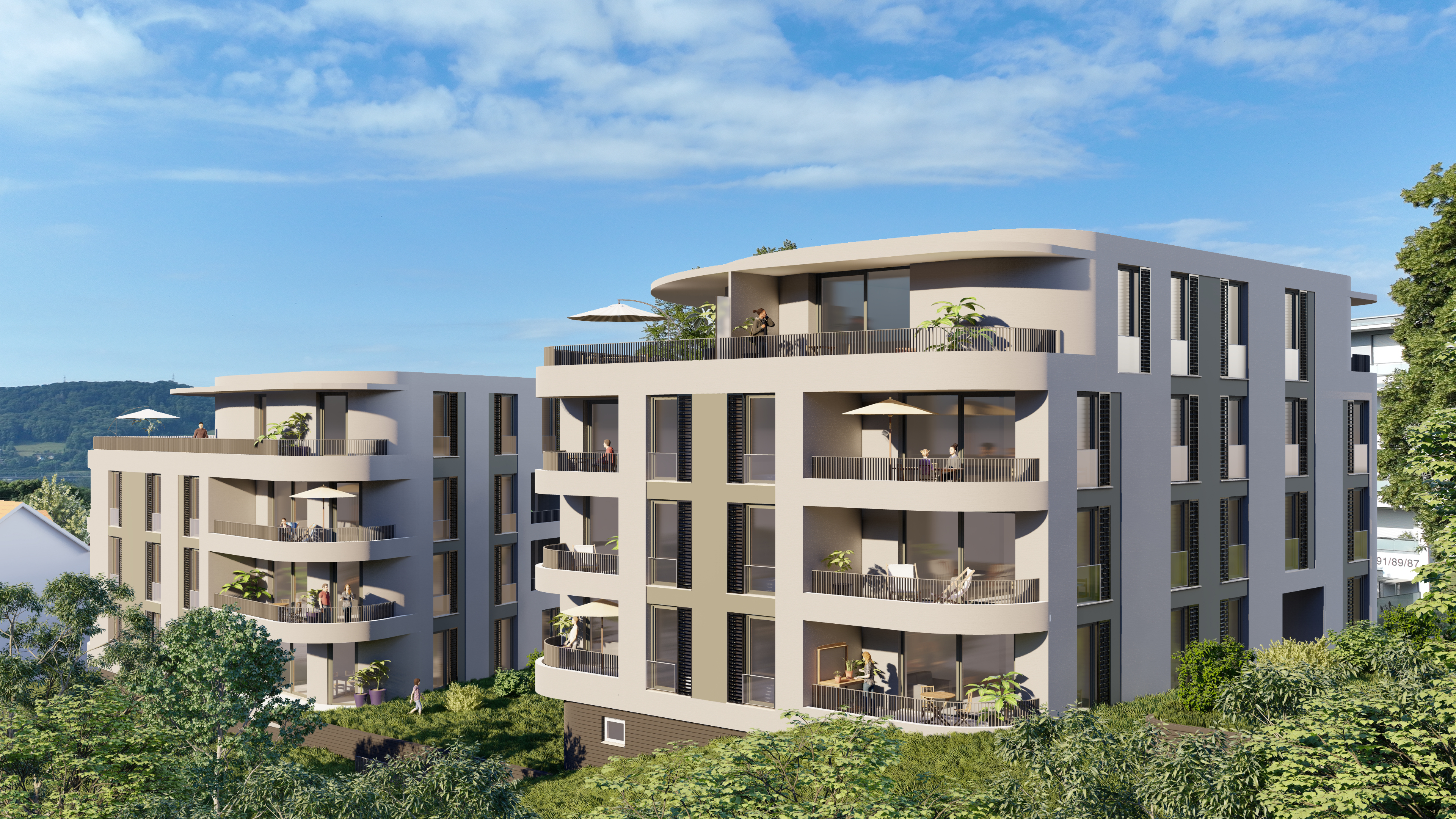Moderne Neubau-3,5-Zimmer-Wohnung – 128 m² mit großzügigem Balkon (21 m²)