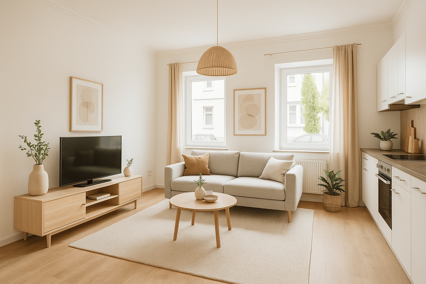 Design trifft Altbau - kernsanierte 2-Zimmer-Wohnung mit Einbauküche – Dortmund – Vorschaubild 6