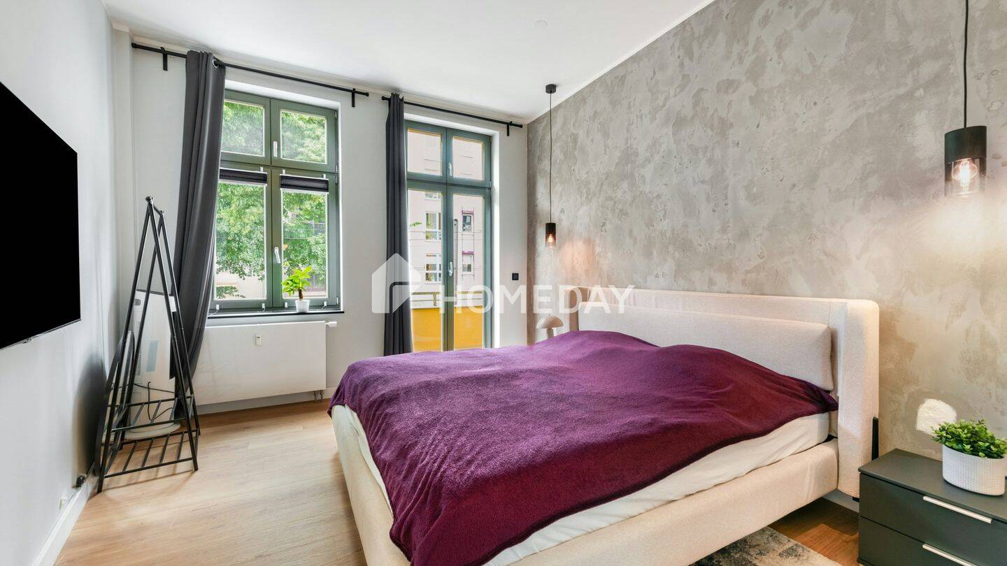 Modernes und stilvolles Wohnen in Stadtfeld Ost: möblierte 3-Zi.-Wohnung mit Balkon & Loggia – Magdeburg – Vorschaubild 8