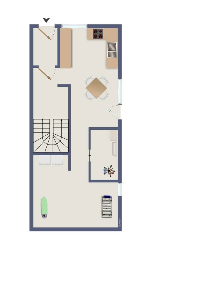 5 vermietete Reihenhäuser als Kapitalanlage in Hagen-Haspe (Provisionsfrei!) – Hagen – Vorschaubild 4