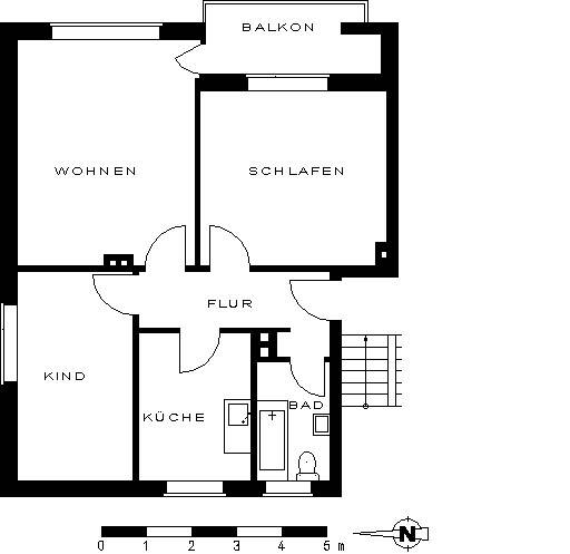 3-Zimmer-Wohnung mit Balkon in Oldenburg-Donnerschwee! – Oldenburg – Vorschaubild 2