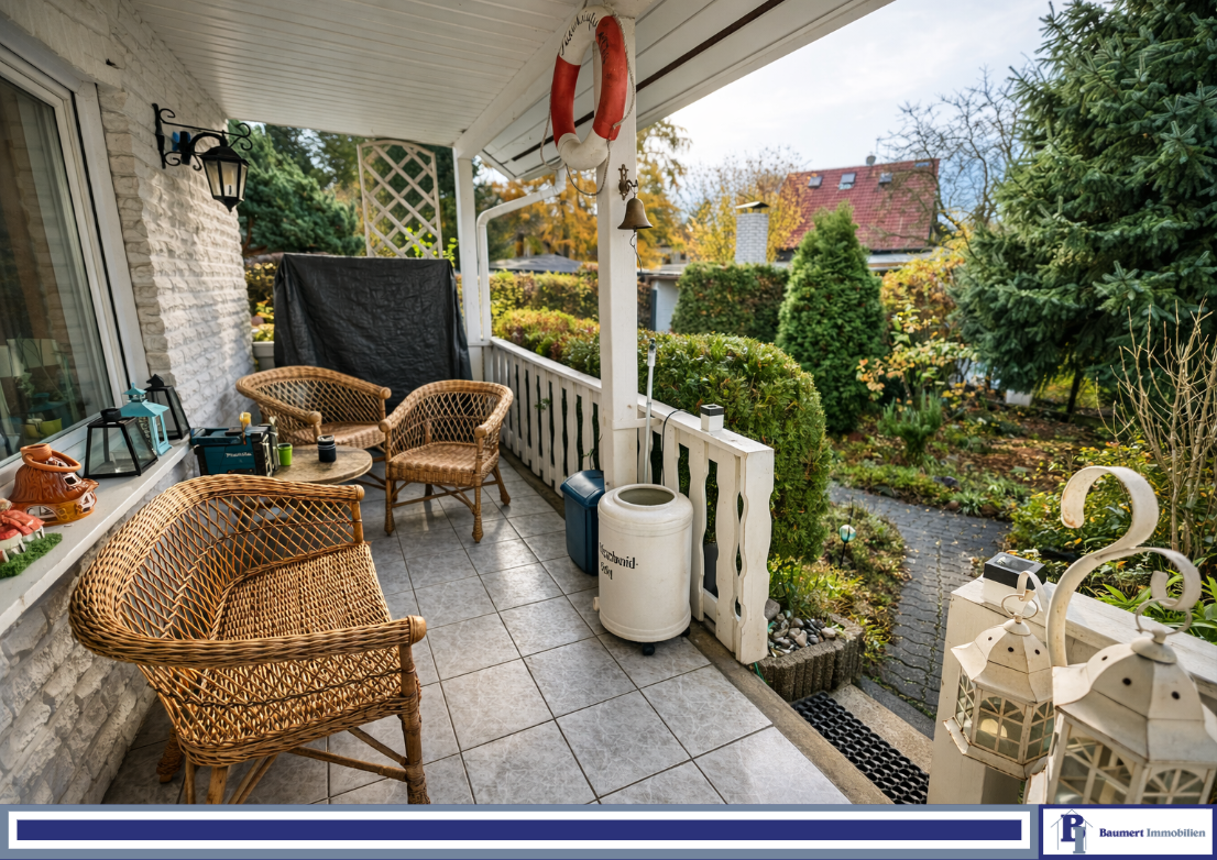 Attraktive Erdgeschosswohnung mit Pool & großem Garten in Mahlsdorf-Süd