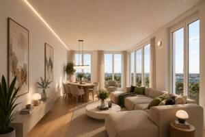 Exklusive Penthouse-Wohnung mit atemberaubender Dachterrasse am Wiener Platz