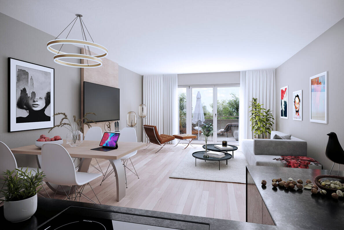 Neubau 1-Zi.-Appt in Nürnberg-Großreuth – Nürnberg – Vorschaubild 6