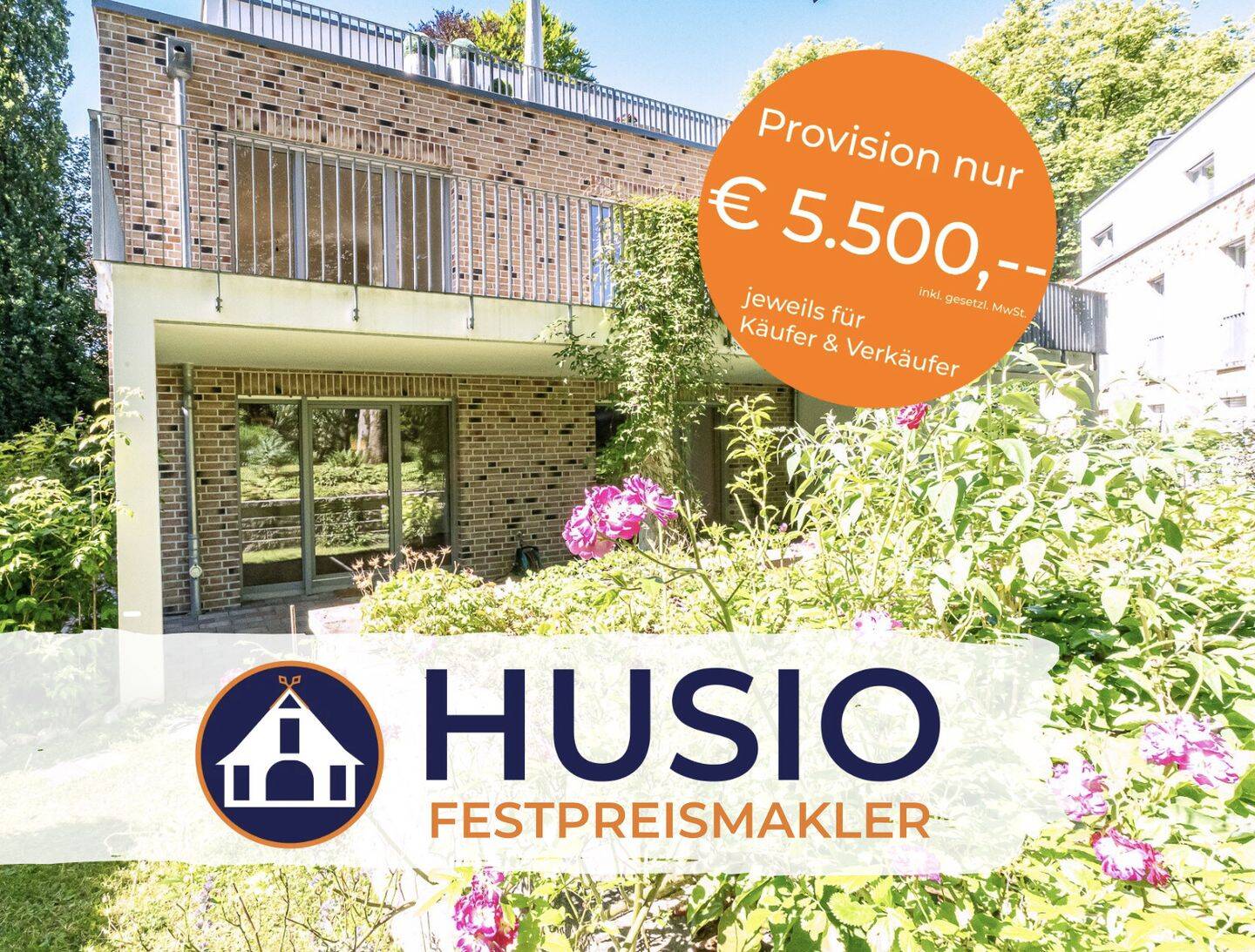 Moderne Maisonettewohnung mit Hauscharakter, überdachter Terrasse und großem Sonnenbalkon