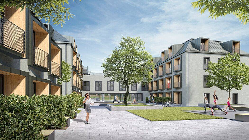 Möbliertes Neubau-Apartment mit sonniger Terrasse für Studenten/Azubis - direkt an der Uni Augsburg! – Augsburg – Vorschaubild 9