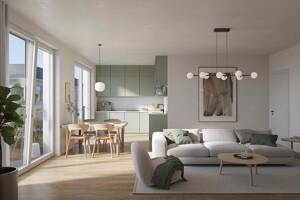 4-Zimmer-Etagenwohnung mit 2 Balkonen, 2 Bädern und großzügigem Wohnbereich