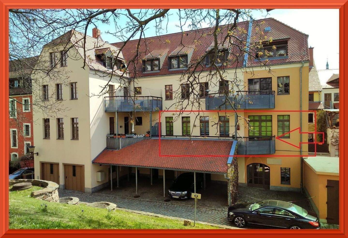 4-Zimmer-Wohnung im 1.OG mit Balkon und Burgblick! Esszimmer, Gäste-WC. Stellplatz wenn gewünscht. – Bautzen – Vorschaubild 2