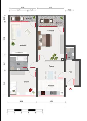 Charmantes Domizil mit Balkon – 85057 Ingolstadt – Vorschaubild 5