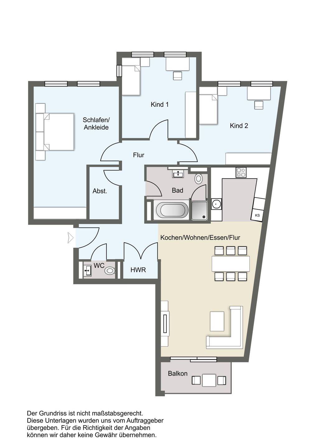 Columba64 - moderner, stadtnaher Neubau - 4 Zimmer mit Balkon – Leipzig – Vorschaubild 8