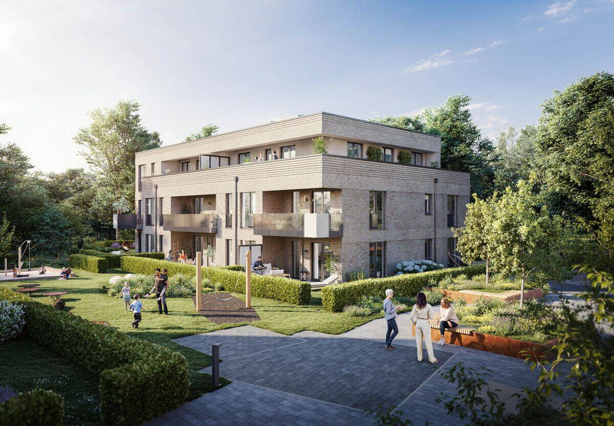 Charmante 2-Zimmer-Neubauwohnung mit Terrasse & Gartenanteil in Hamburg-Poppenbüttel – Hamburg – Vorschaubild 2