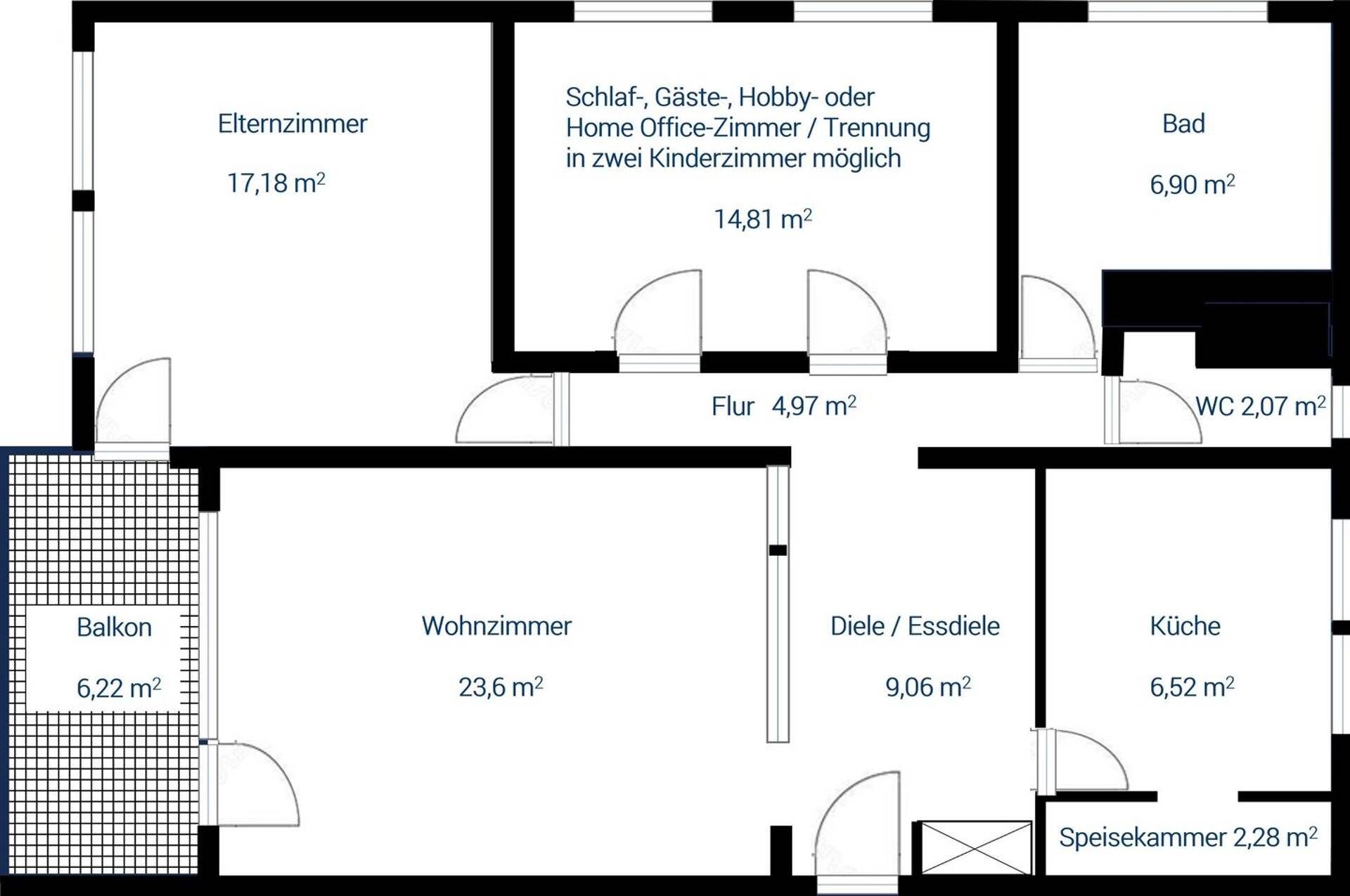 Etagenwohnung in 71229 Leonberg mit 88 m² kaufen