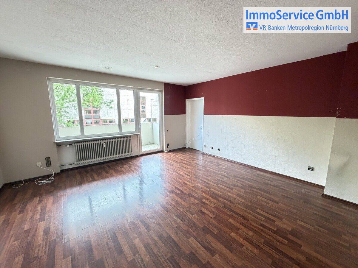 Renovierungsbedürftige 4,5-Zimmer-Wohnung mit 2 Balkone nähe Stadtpark – Nürnberg – Vorschaubild 7