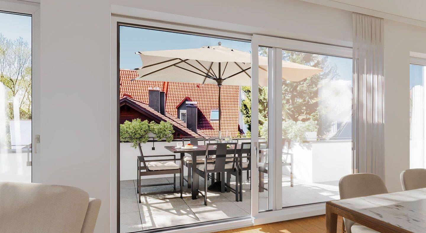 RESERVIERT- Lichtdurchflutetes 3-Zi.-PENTHOUSE, 2 x Tageslichtbad , Lift, rundumlaufende Dachterrasse – U6 ca. 600m