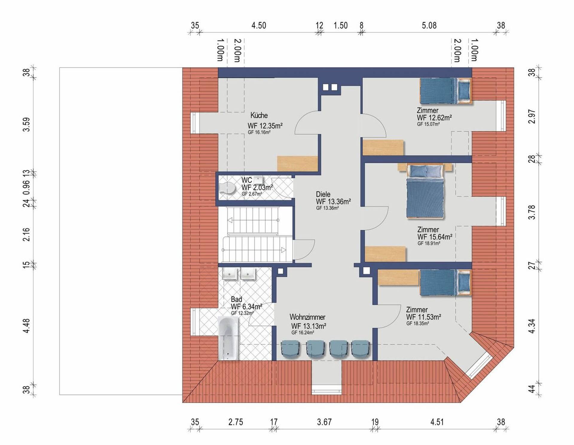 Mehrfamilienhaus in 67227 Frankenthal (Pfalz) mit 224 m² kaufen