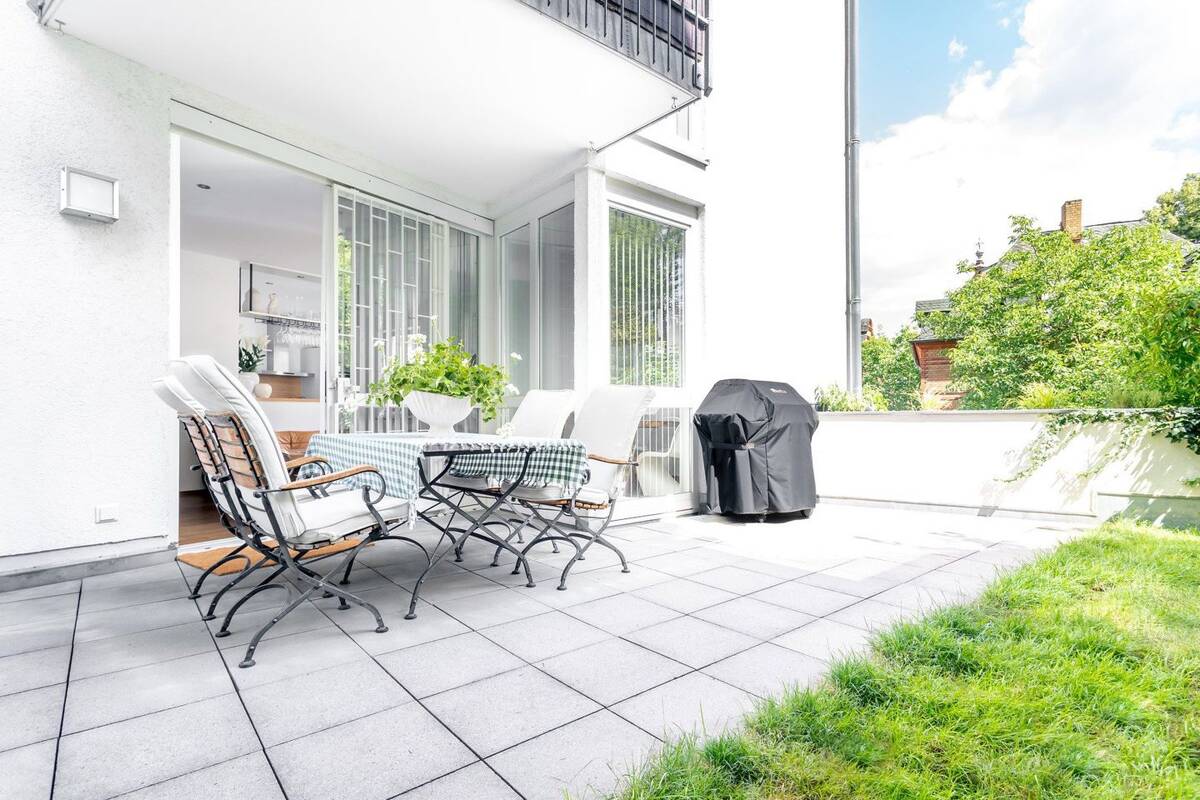 Exklusive Gartenwohnung im Architektenhaus | Villenlage Sonnenberg – 65193 Wiesbaden – Bild 1 von 9