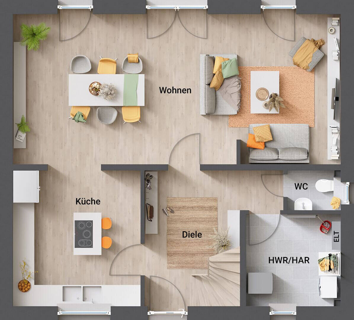 Einfamilienhaus mit Grundstück in Sontra – Sontra – Vorschaubild 3