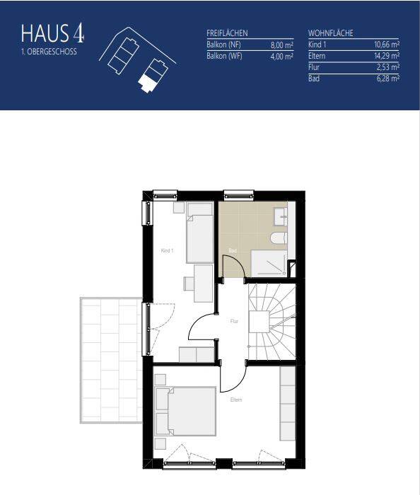 AIGNER - Haus 4: Neubau mit Konzept - Stilvolle 3-Spänner für Familien und Individualisten – München – Vorschaubild 7