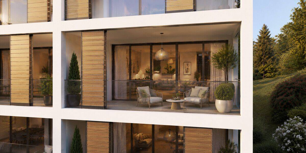 WOHNEN im GRÜNEN: ERSTBEZUG im LUXUS Neubau: QNG + KFW: 4-Zi-Whg mit 2 Bädern + RIESEN SÜD Terrasse – 12247 Berlin – Bild 1 von 9