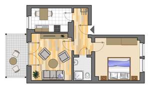 2-Zimmer-Wohnung in Gelsenkirchen Bismarck – 45889 Gelsenkirchen – Vorschaubild 4
