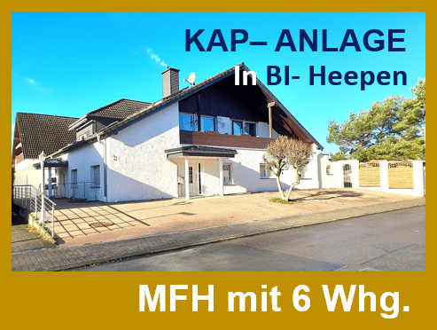 SOLIDES MFH mit 6 MIET- Whg. im BEST- ZUSTAND - in 2012 komplett saniert und umgebaut. – Bielefeld – Bild 1 von 9