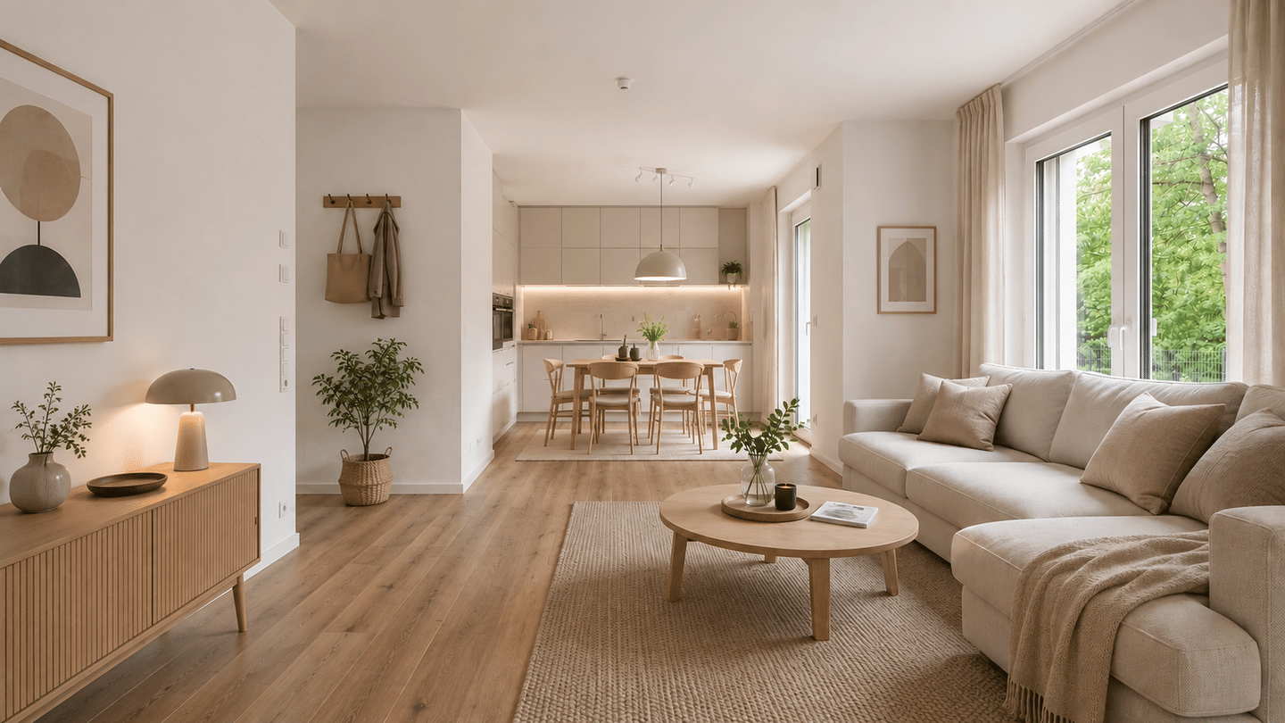 Wohnung am Biedersberg mit Terrasse und Gartenanteil · direkt beziehbar