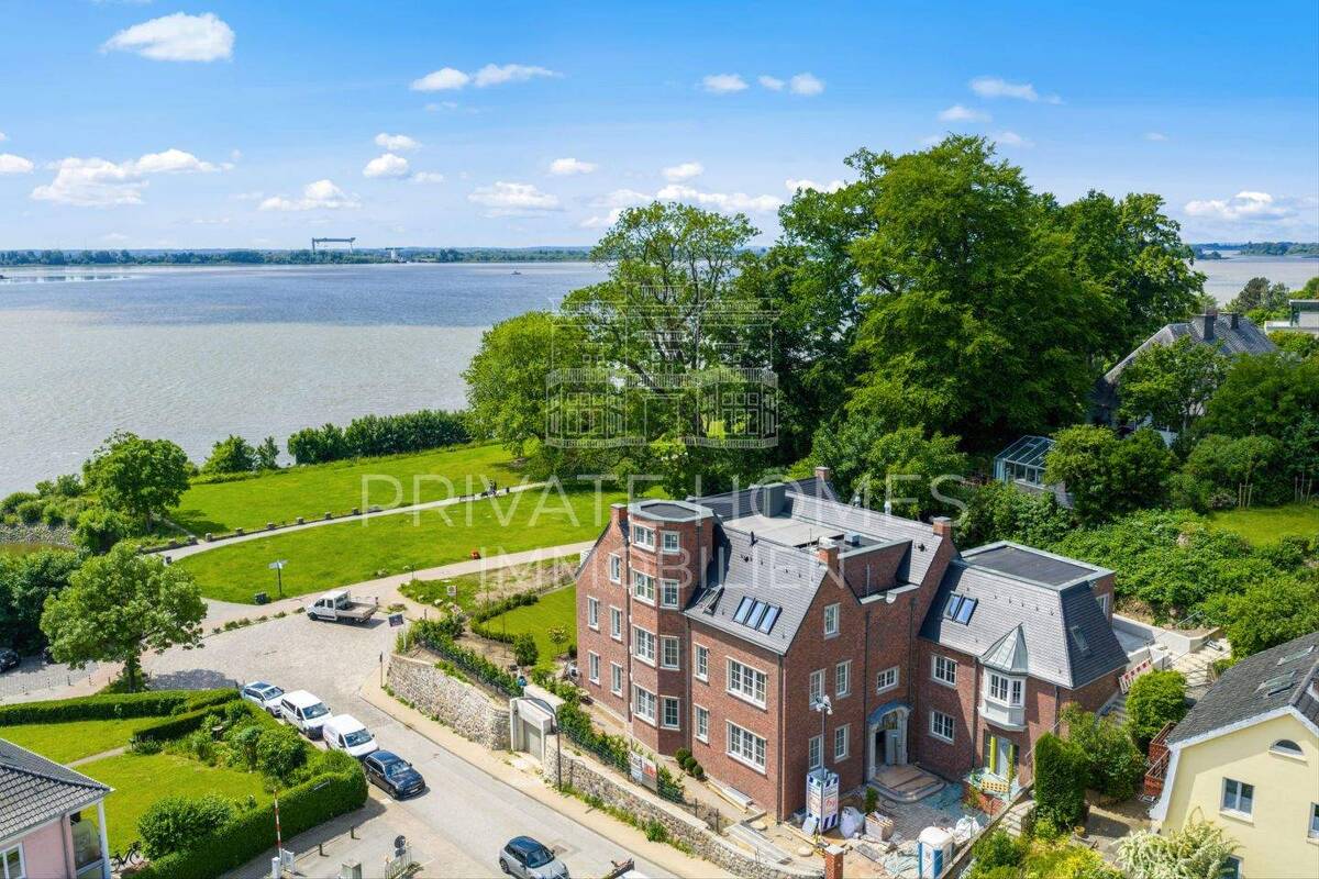 Elbblick PUR - Exklusives Penthouse mit eigenem Garten – 22587 Hamburg – Bild 1 von 8