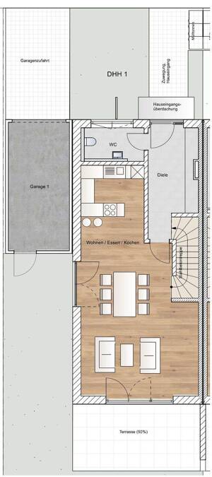 Neubau Doppelhäuser in Waldperlach – 81739 München – Vorschaubild 5