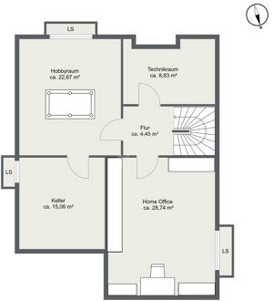 Familienfreundliches Einfamilienhaus mit großzügigem Raumangebot in München-Aubing – 81245 München – Vorschaubild 3