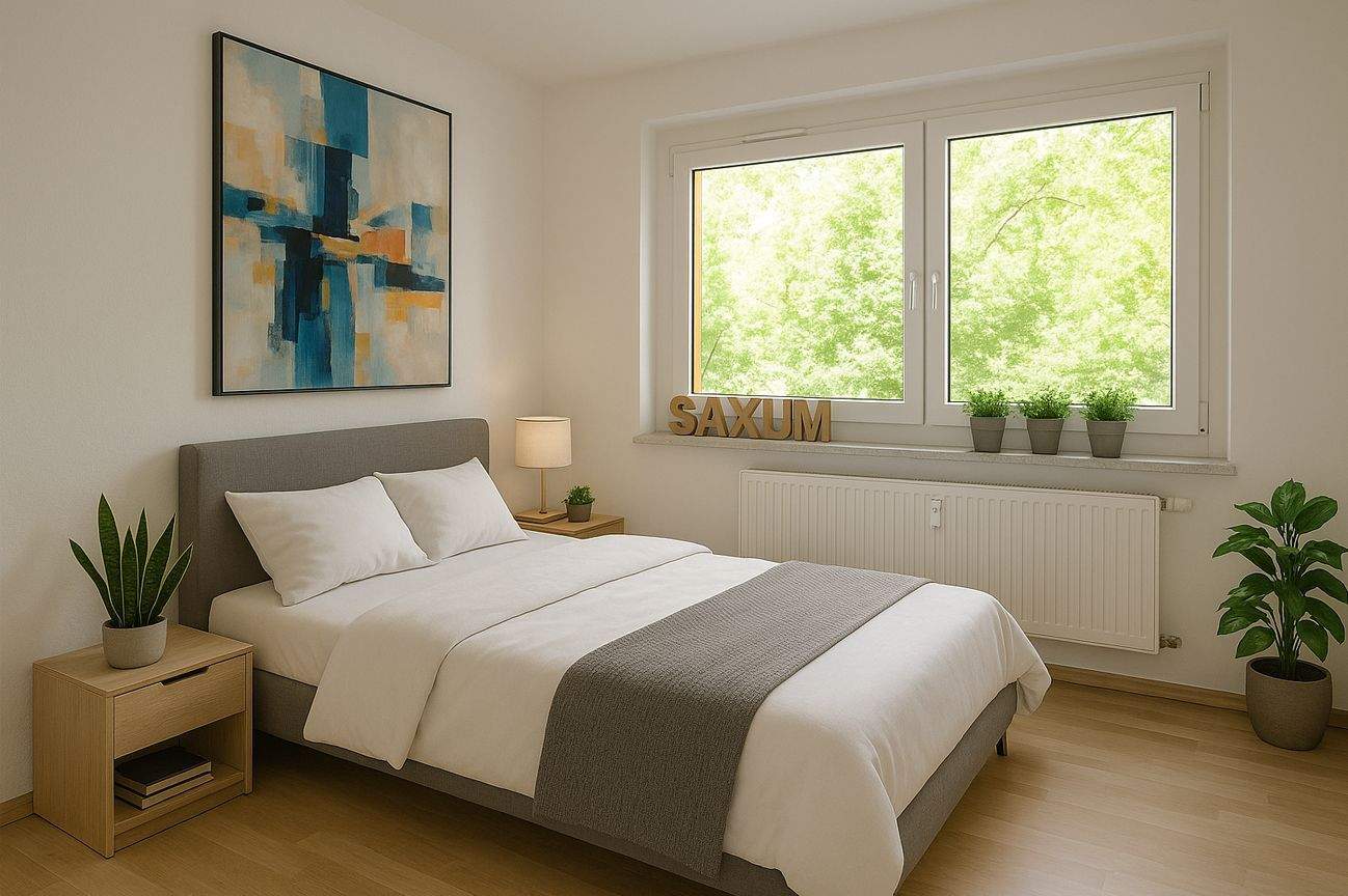 Schön, ruhig und im grünen Umfeld gelegene 2-Zimmer-Wohnung mit Einbauküche! – Chemnitz – Vorschaubild 4