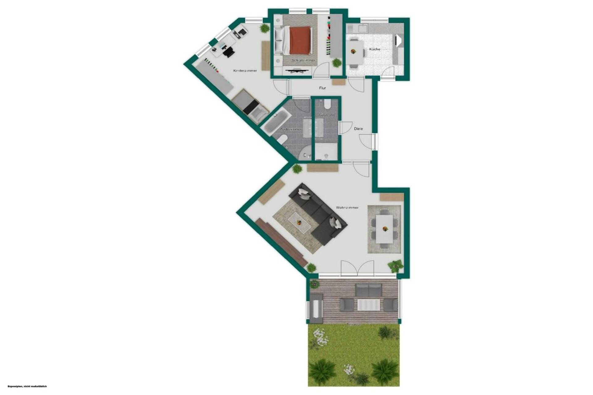 Terrassenwohnung in 50859 Köln mit 92,06 m² kaufen