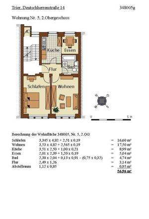 ****Gepflegter Altbau mit 6 Wohnungen in gefragter Innenstadtlage**** – 54290 Trier – Vorschaubild 9