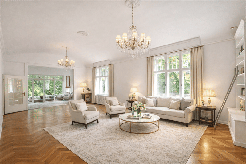 4.214,- pro QM- IMPOSANTE VILLA -für 1 bis 4 Familien-524 qm Wohnfläche bezugsfrei- 1800 qm Grund – Berlin – Vorschaubild 2