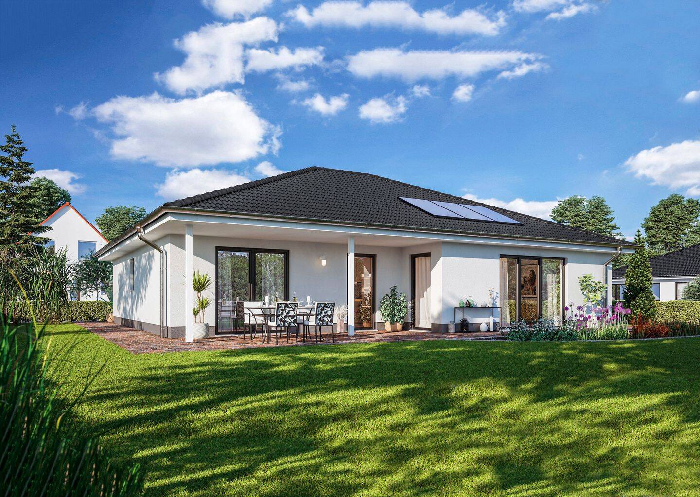 Winkelbungalow, Preis inkl. Grundstück, massiv gebaut – Prüm – Bild 1 von 5